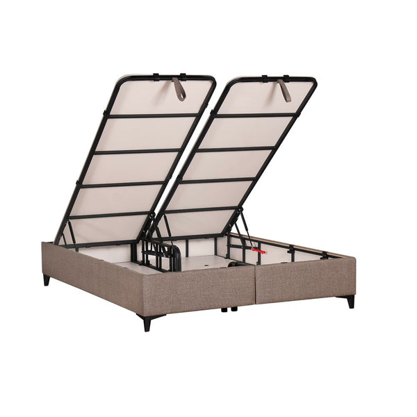 Interno Base With Storage Space 160x200cm Gray Brown 20-914 200x160xh34cm