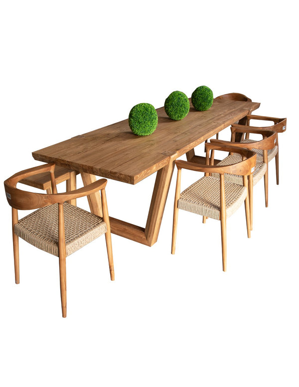Τραπέζι Εξωτερικού Χώρου TEAK 300X105X75cm