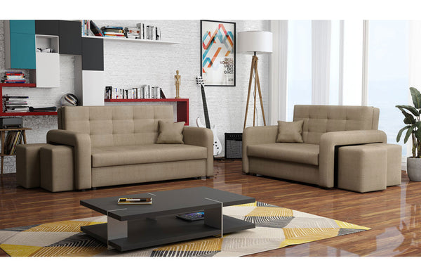 Viva Home Living Room Set Beige